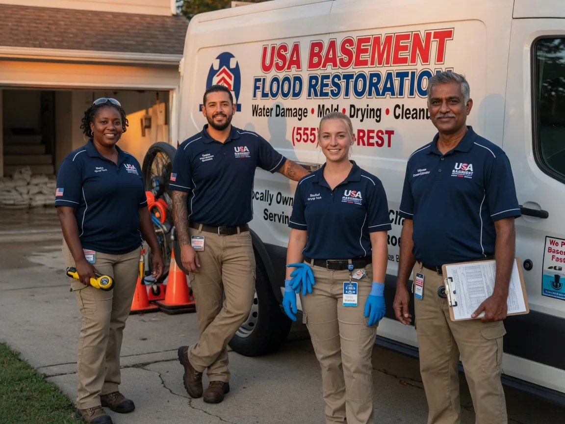 Basement Flood Cleanup company in Sweet Valley, PA